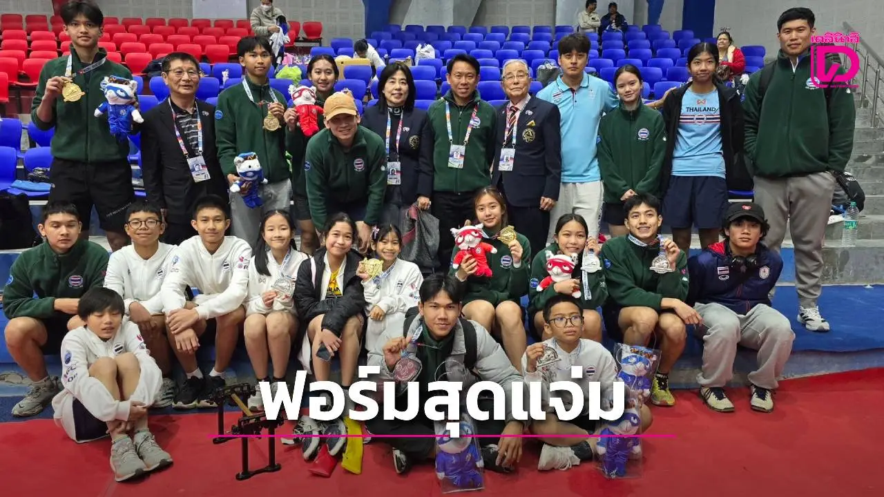 'ทัพสเก็ตไทย' ฟอร์มหรู คว้า 4 ทอง 6 เงิน ประเดิม ศึก 'Asian Open Short Track Speed Skating' ที่อินเดีย