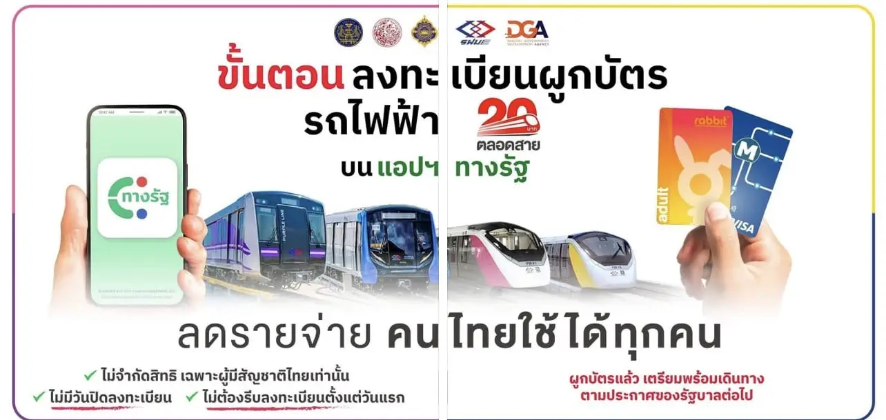คึกคัก! ลงทะเบียนรับสิทธิ 'รถไฟฟ้า 20 บาท' สำเร็จแล้ว 7.5 หมื่นคน ระบบไม่ล่ม