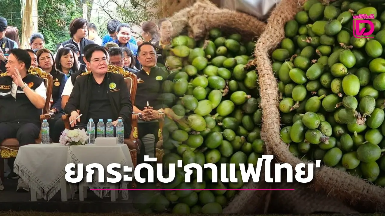 รมช.เกษตรฯ แจกต้นพันธุ์กว่า 6.6 หมื่นต้น ยกระดับ ‘กาแฟไทย’ สู่สากล