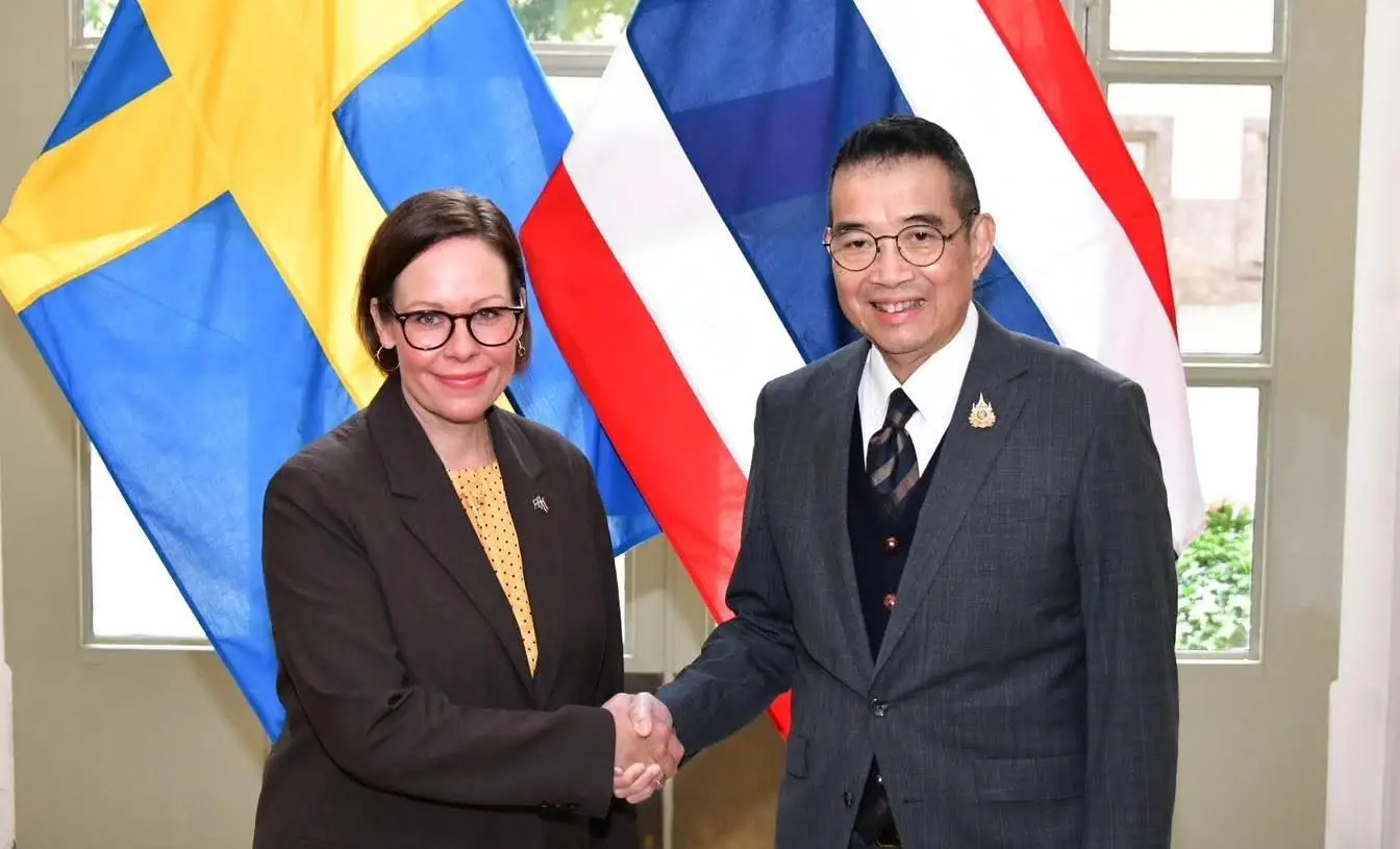 ‘มาริษ’ เผยสวีเดนห่วงสถานการณ์ไทย-กัมพูชา หลังเขมรใช้โล่มนุษย์ยั่วยุ