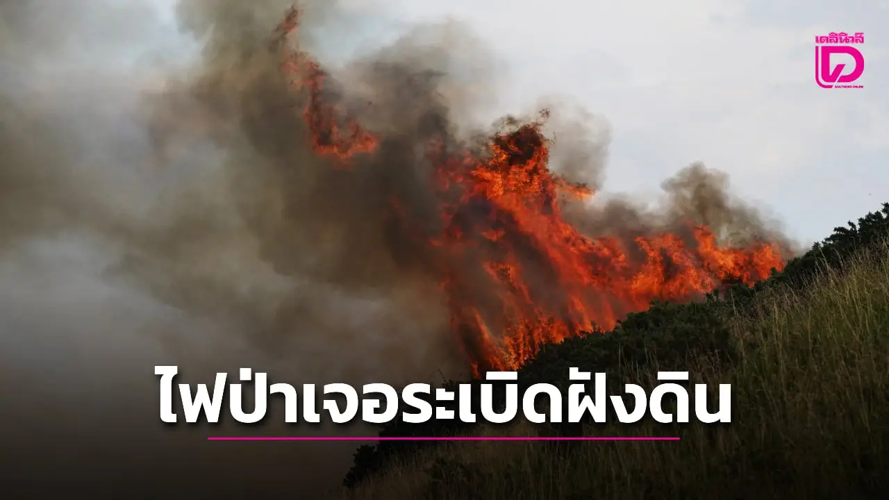 เจ้าหน้าที่ดับเพลิงพบระเบิดรุ่นสงครามโลก 18 ลูกระเบิดกลางไฟป่าในอังกฤษ