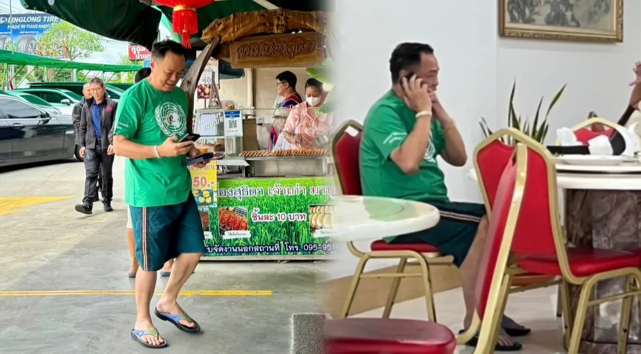 ‘เสี่ยหนู’ชิลล์ นั่งทาน ‘ห่านพะโล้’ ท่ามกลางบรรยากาศชิงเก้าอี้ ‘นายกฯ’ เดือด!