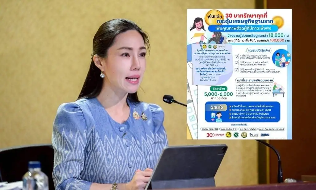ข่าวดี! รัฐบาลเปิดจ้างงานคนดูแลผู้มีภาวะพึ่งพิง 18,000 อัตรา