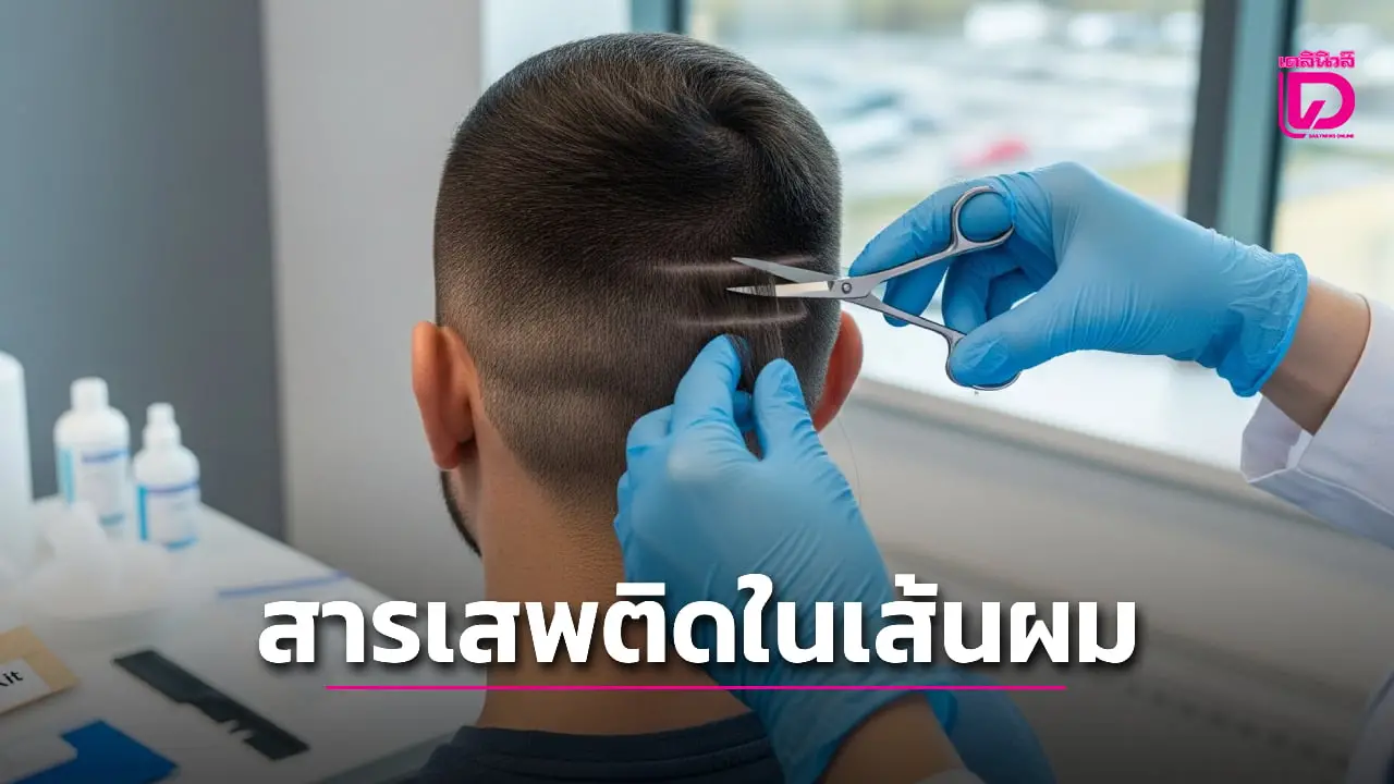เปิดขั้นตอนเก็บเส้นผมพิสูจน์ 'ใครเสพยาเสพติด' การันตี ย้อนหลังได้หลายเดือน