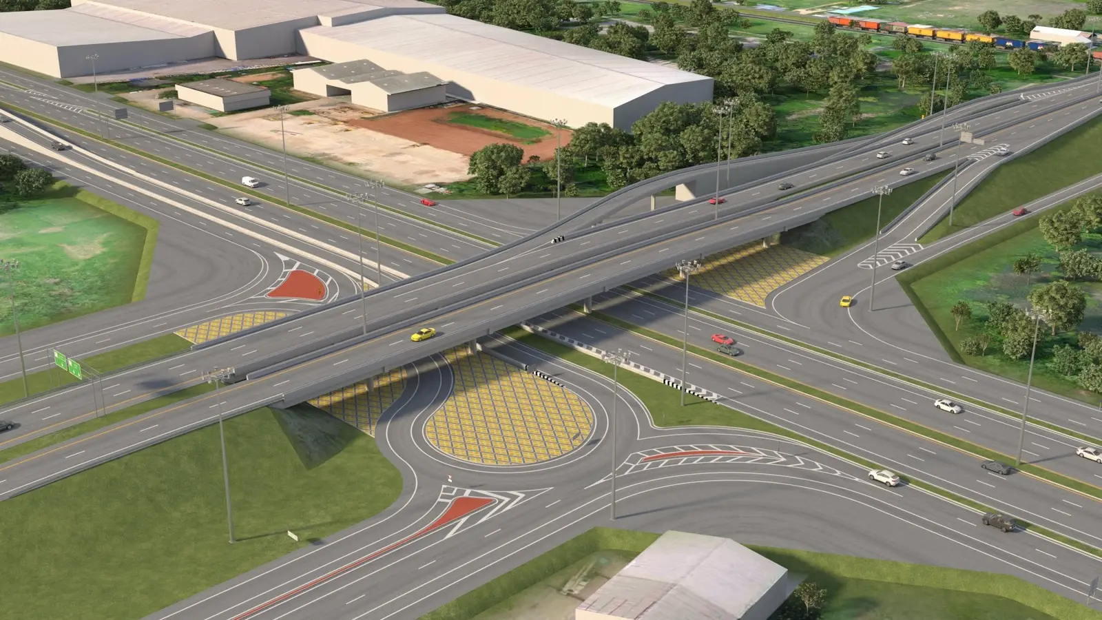 ลุย!ทางต่างระดับแยกเมืองเก่าสร้างสะพานใหม่4ตัวขยายถนนมิตรภาพกับวงแหวนฯขอนแก่น10เลน