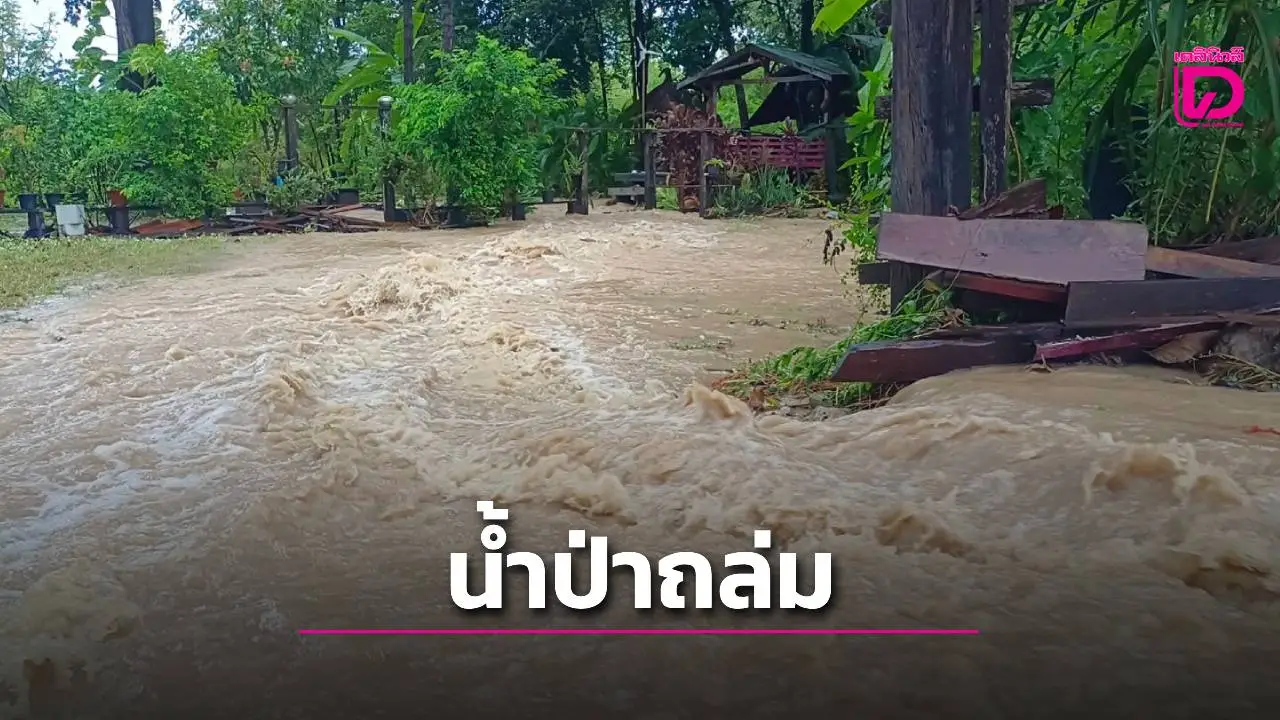 น้ำป่าทะลักชัยภูมิ! ถนน-นาข้าว 500 ไร่จมบาดาล ชาวบ้านตั้งตัวไม่ทัน