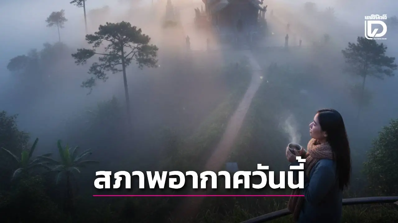ไทยตอนบนอุณหภูมิสูงขึ้นแต่ยังเย็นถึงหนาว กทม.ฯ ต่ำสุด 19 องศาฯ ระวัง 'อากาศแห้ง' เสี่ยงอัคคีภัย!