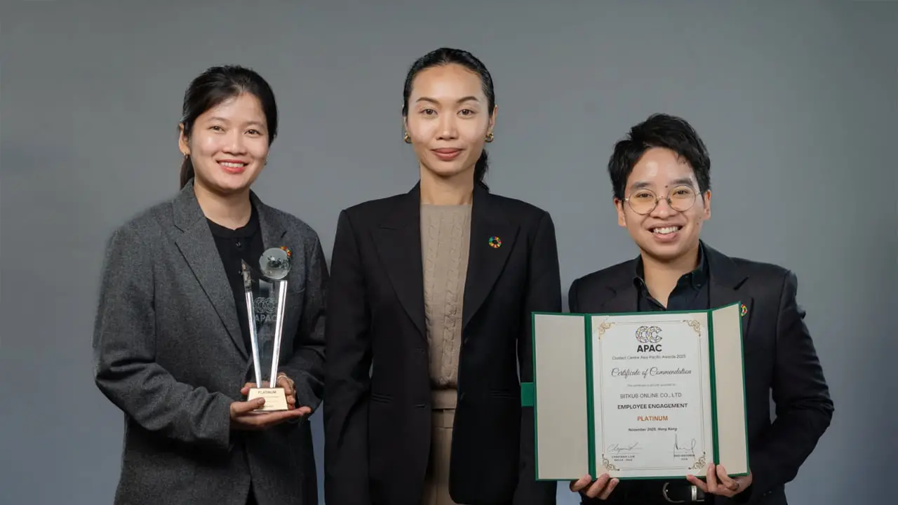 Bitkub Exchange คว้ารางวัลสุดยอด Contact Center ระดับ Platinum แห่งเอเชียแปซิฟิก เวที CC-APAC Awards 2025