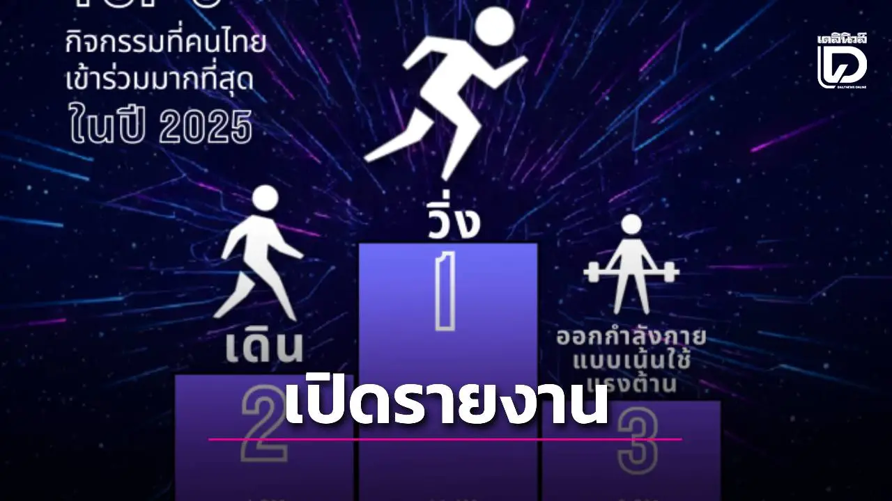 'Garmin' เปิดรายงานเทรนด์ออกกำลังกายปี 2025 โตแรง‘การวิ่ง’ ยังครองใจคนไทย