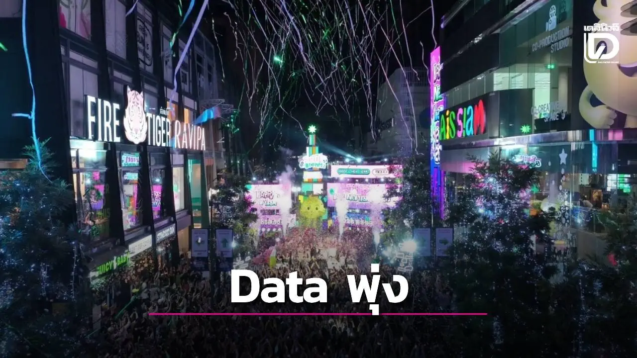 'AIS' เผยข้อมูล 'อินไซต์' คืนเคานต์ดาวน์ใช้ Data พุ่งสูงสุด 515%