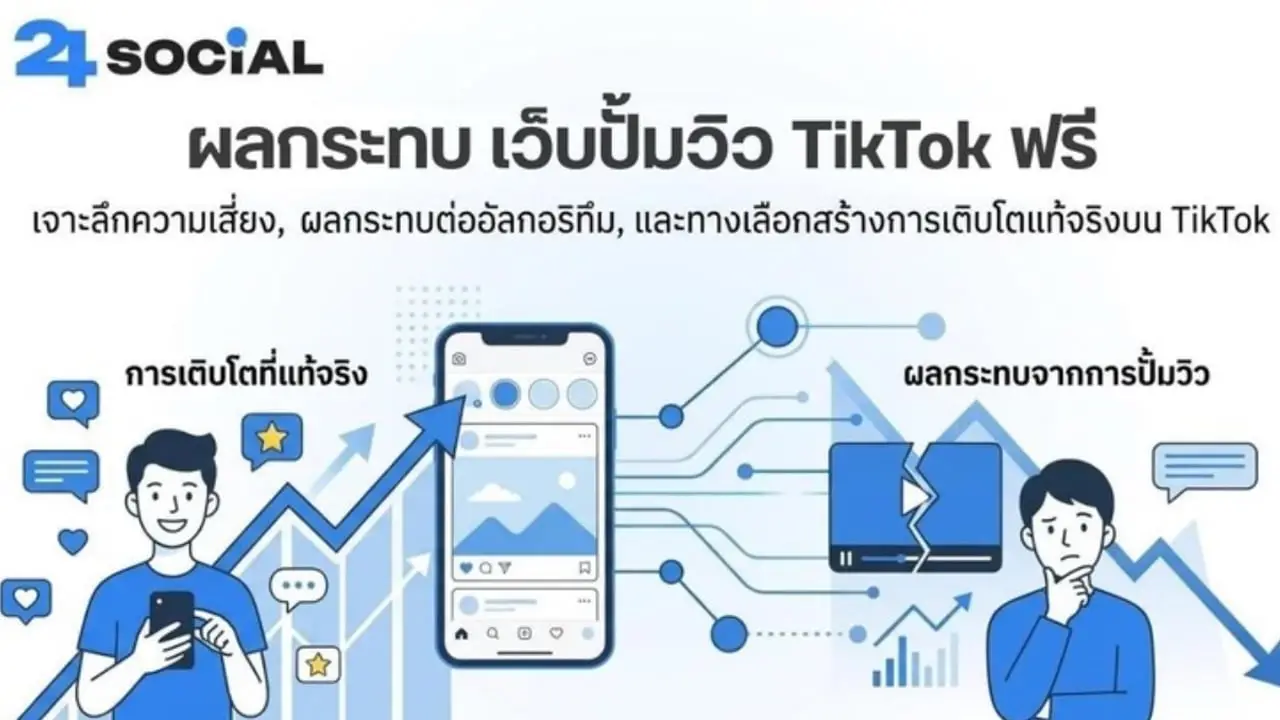 เว็บปั้มวิว TikTok ฟรี ส่งผลต่อโอกาสติดกระแสอย่างไรในมุมผู้ใช้